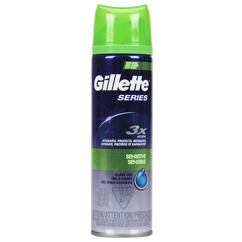 Gillette Series Shave Gel - Sensitive Skin - 198g