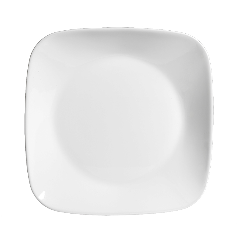 Corelle Square Salad Plate - Pure White - 22.25cm