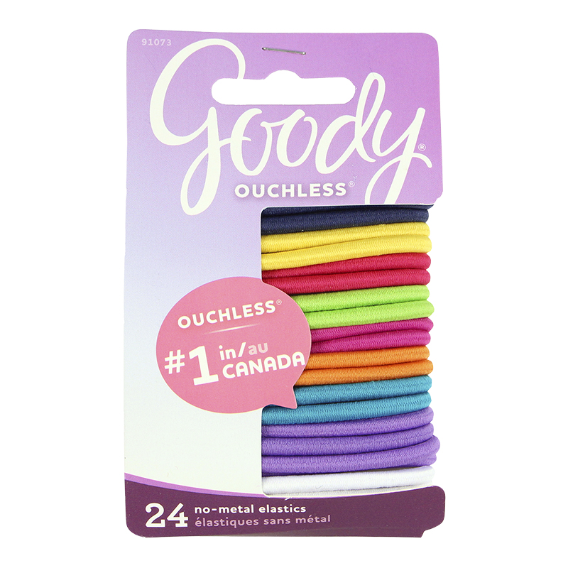 Goody Ouchless Elastics - Bright - Thick - 24's