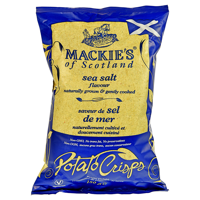 Mackie's of Scotland Potato Crisps - Sea Salt - 150g