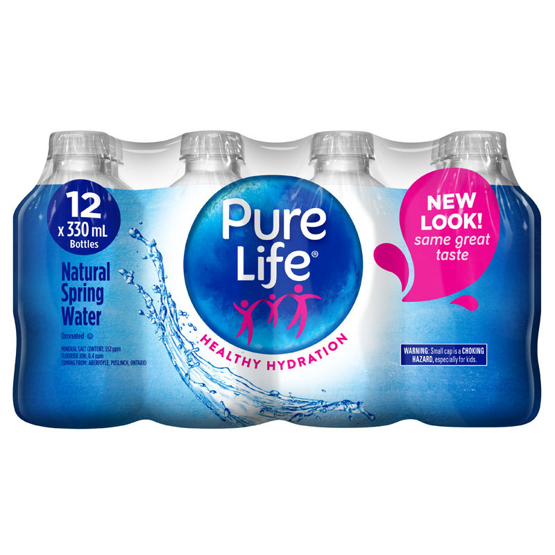 Pure Life Natural Spring Water - 12x330ml