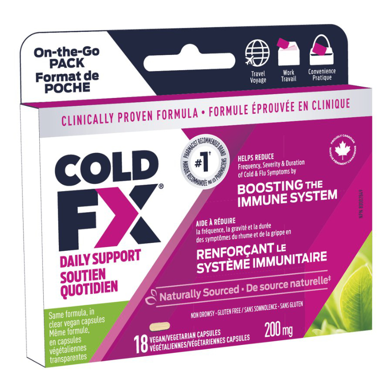 Cold-FX Daily Support Capsules - 200mg - 18s