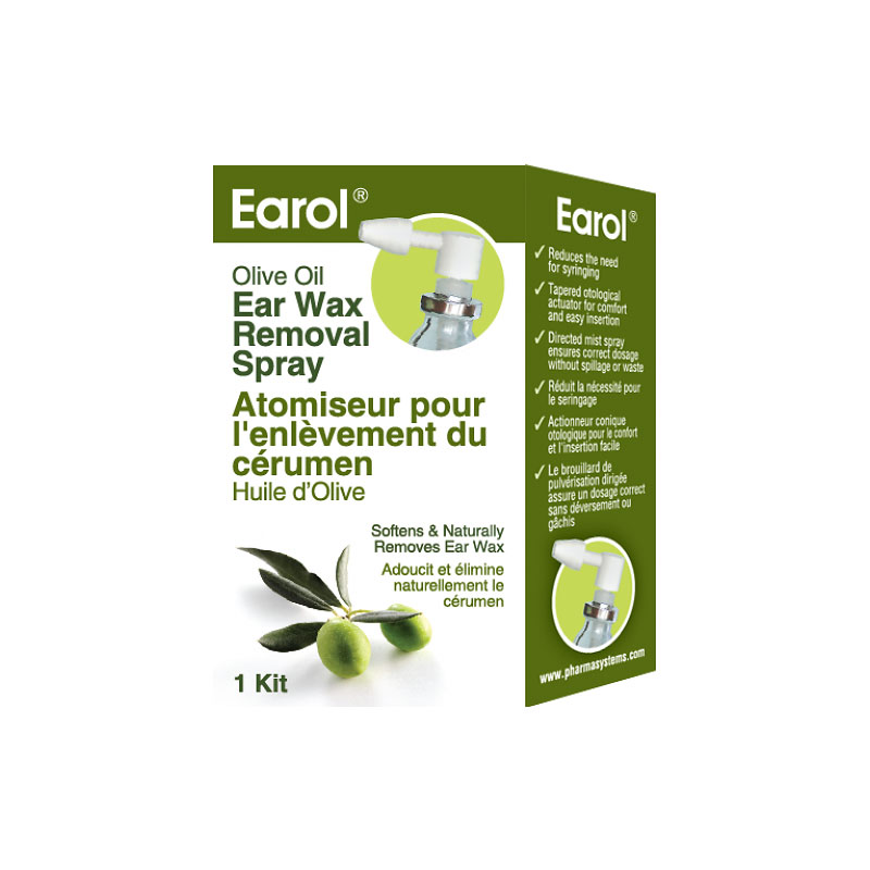 PharmaSystems Earol Ear Wax Removal Olive Oil Spray - 10ml
