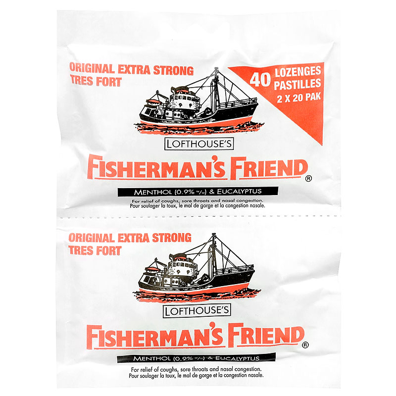 Fisherman's Friend Lozenges - Original Extra Strong - 2 x 20s