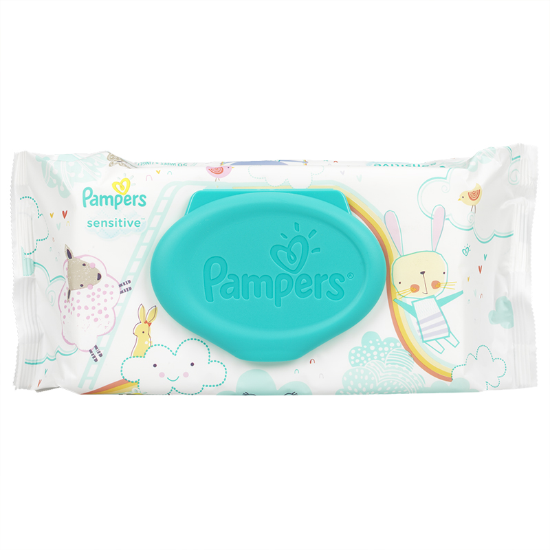 Pampers Wipes - Sensitive - 56's