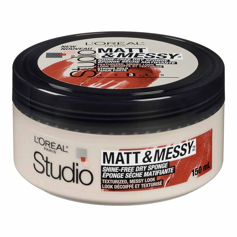 L'Oreal Studio Line Matt & Messy Shine-Free Dry Sponge - 150ml