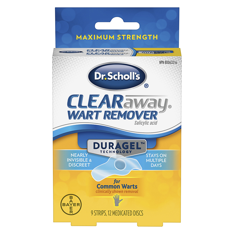 Dr. Scholl's Clear Away Wart Remover - 9 Strips/12 Discs