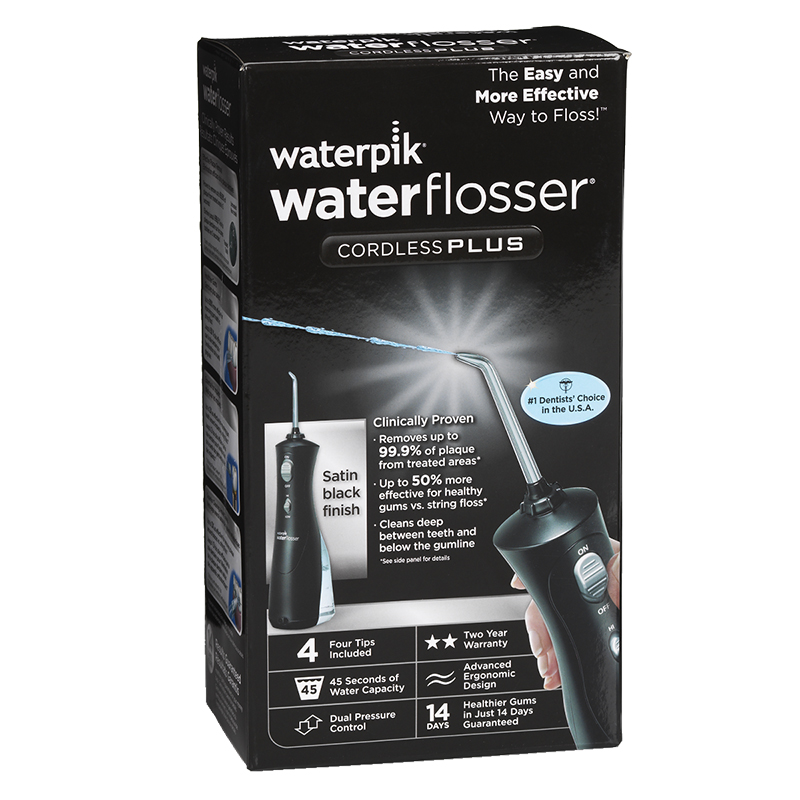 Waterpik Waterflosser Cordless Plus - Black - WP-462C