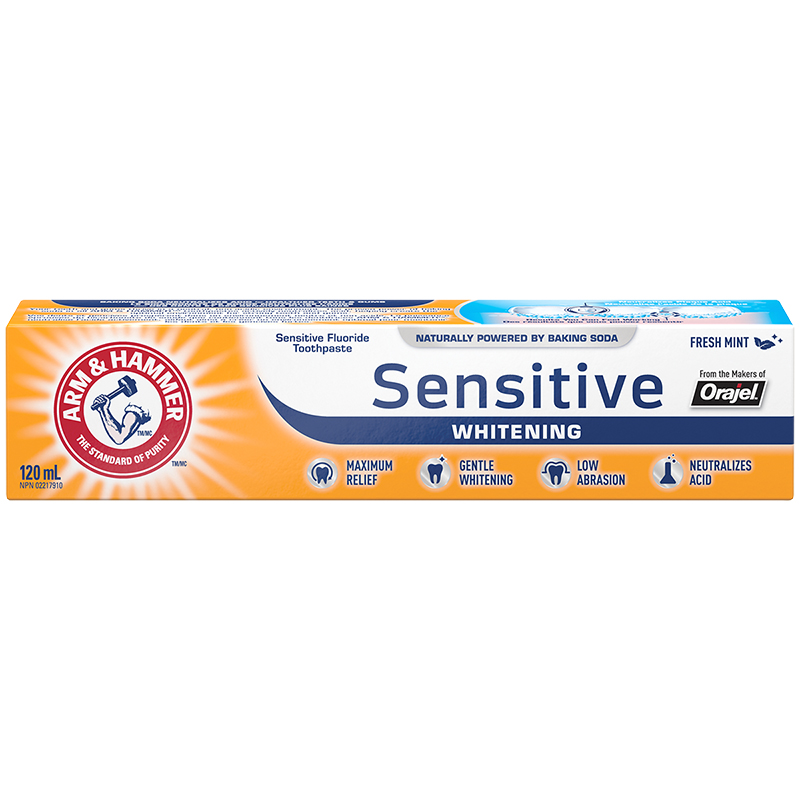 Arm & Hammer Sensitive Whitening Toothpaste - Fresh Mint - 120ml