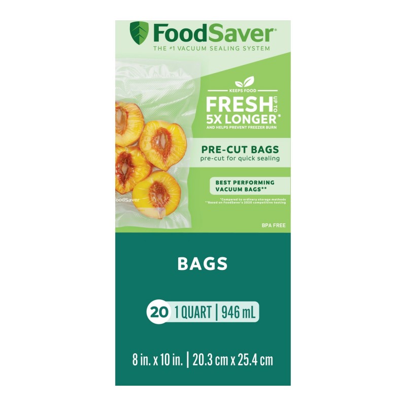 FoodSaver Quart Freezer Heat-Seal Bags - 22s