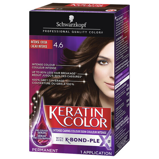 Schwarzkopf Keratin Color Anti-Age Permanent Hair Colour - 4.6 Intense ...