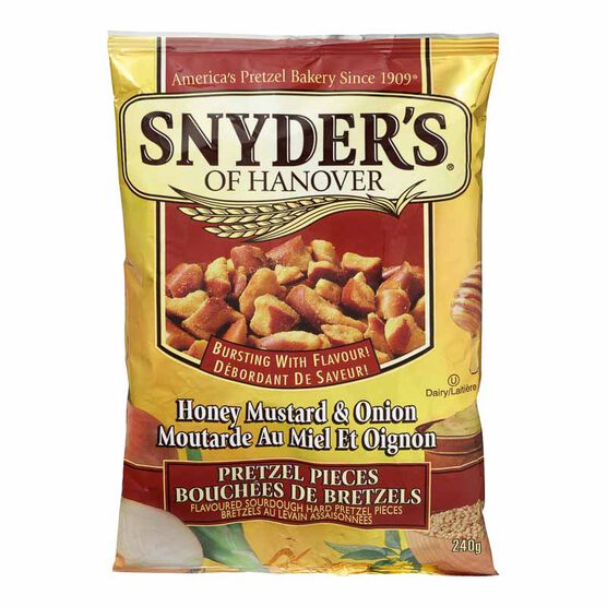 Snyder's of Hanover Pretzel Pieces - Honey Mustard & Onion - 240g ...