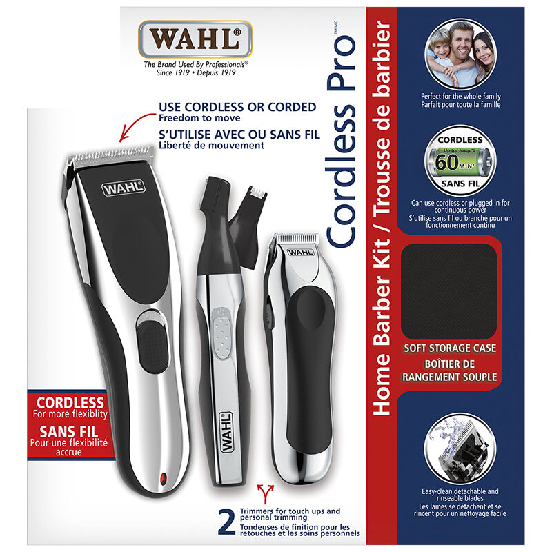 wahl cordless hair cutting kit