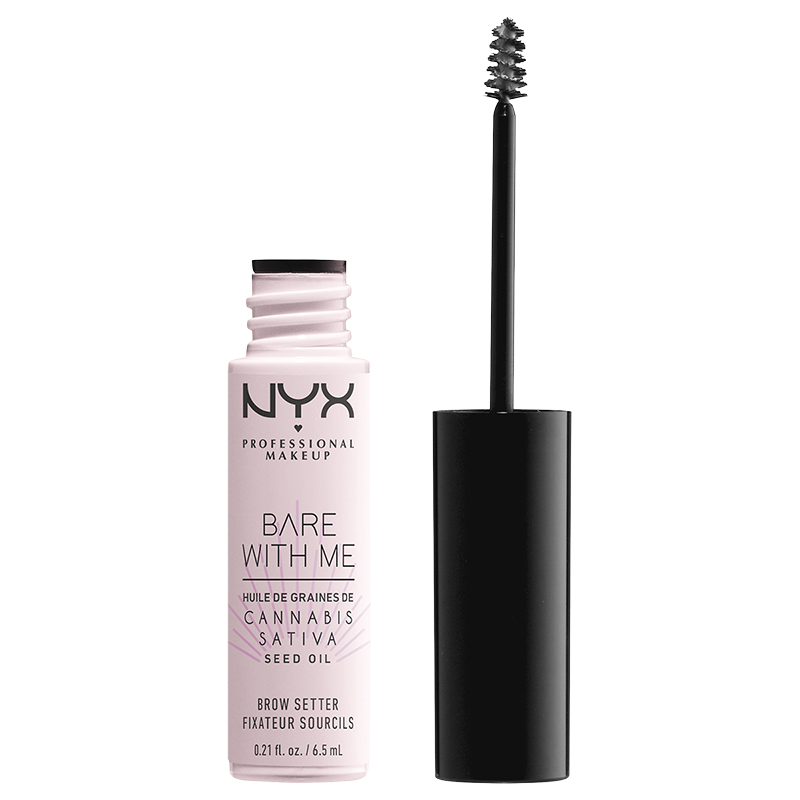 NYX Professional Makeup Bare With Me Cannabis Sativa Seed Oil Brow Setter - Clear