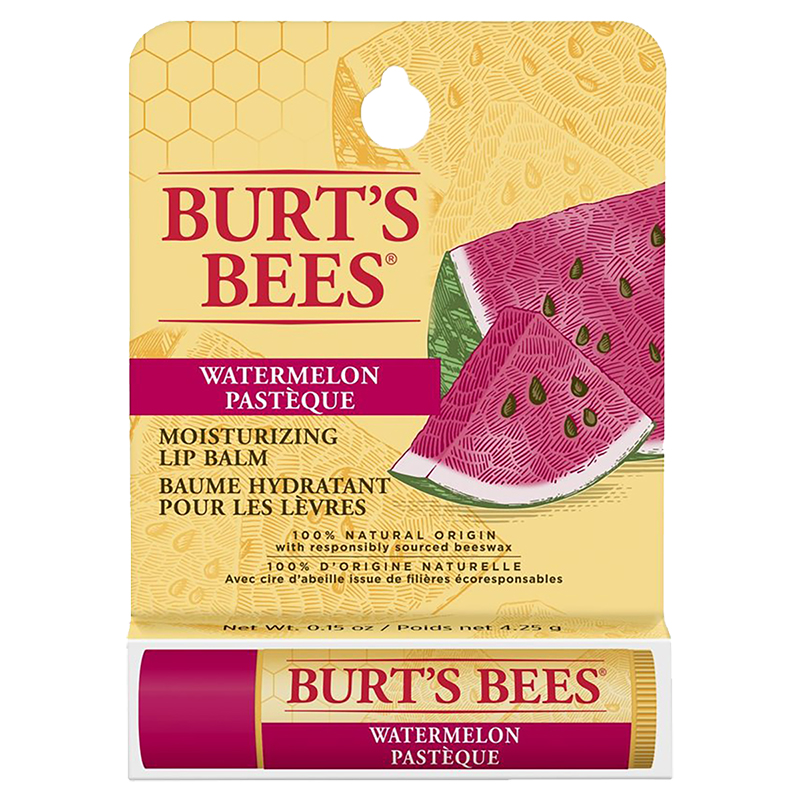 Burt's Bees Moisturizing Lip Balm - Watermelon - 4.25g