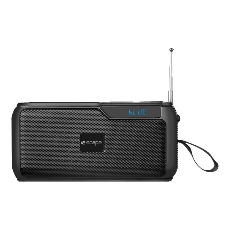 Escape Portable Solar Bluetooth Speaker - Black - SPBT3637