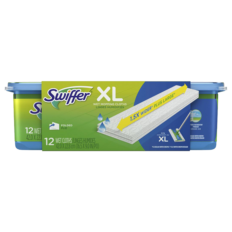 Swiffer XL Wet Mopping Cloths - 12s