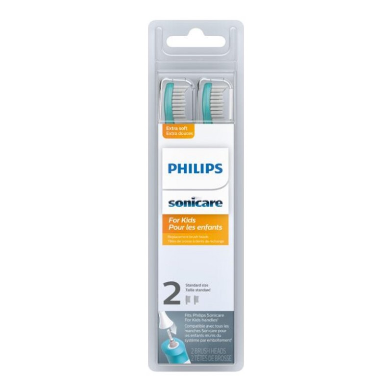Philips Sonicare For Kids Replacement Brush Head for Toothbrush - 2 pack