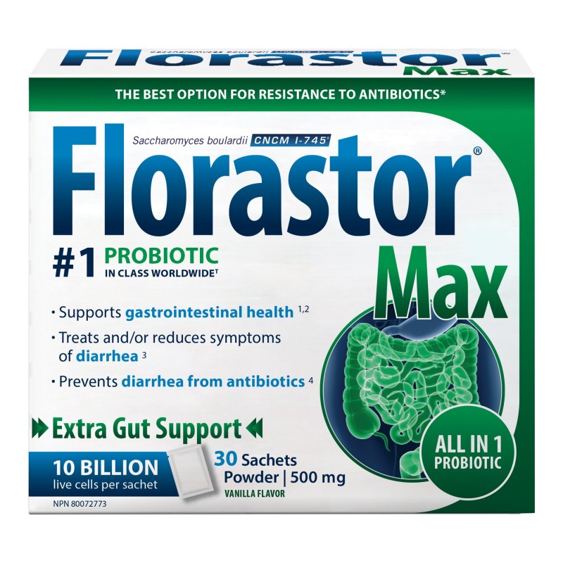 Florastor MAX Probiotic Sachets - Extra Strength - 30's