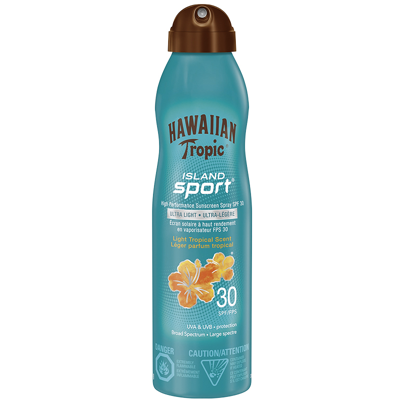Hawaiian Tropic Island Sport Sunscreen Spray - SPF30 - 170g