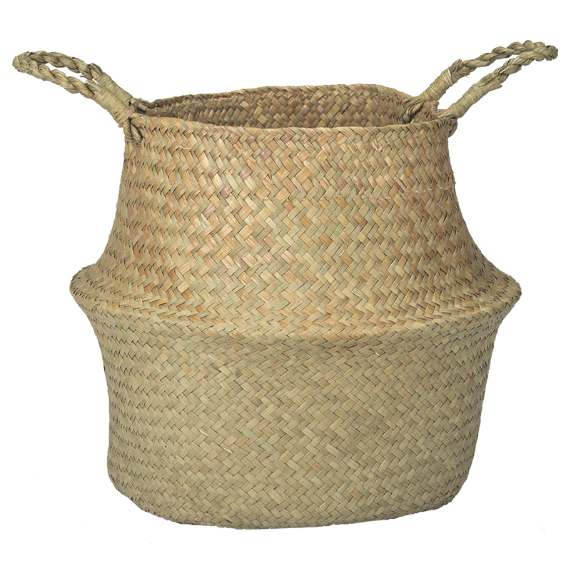 London Drugs Seagrass Woven Belly Basket - 28 x 26cm