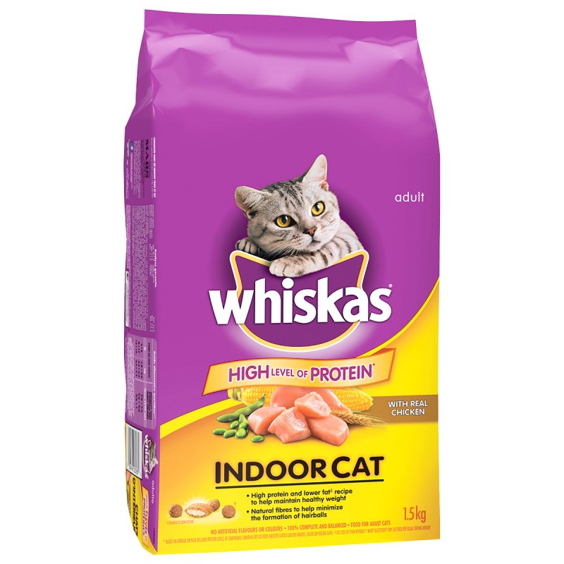 Whiskas Indoor Dry - 1.5Kg