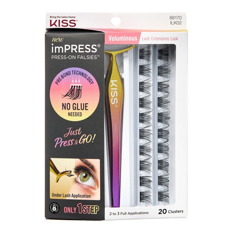 ImPRESS Press-on Falsies Voluminous Eyelash Extensions Kit - 20's