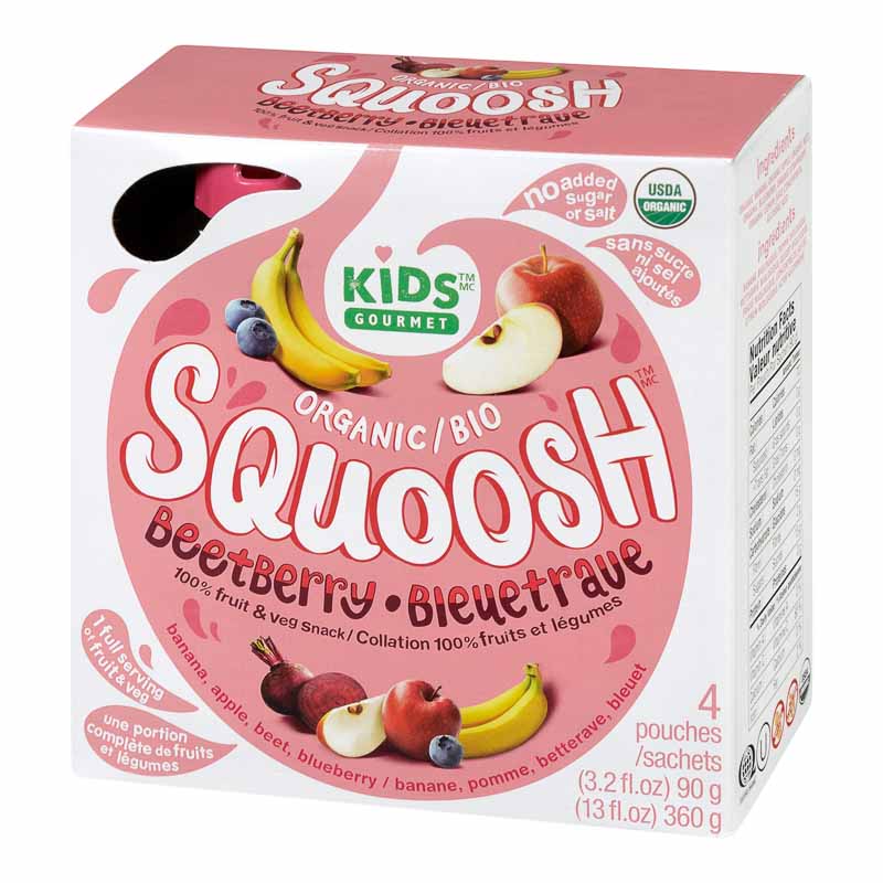 Kids Gourmet Squoosh - Beet Berry - 4 x 90g