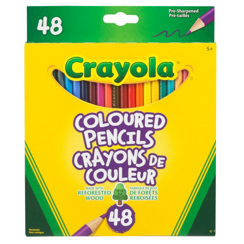 Crayola iQ Colored Pencil - 48's