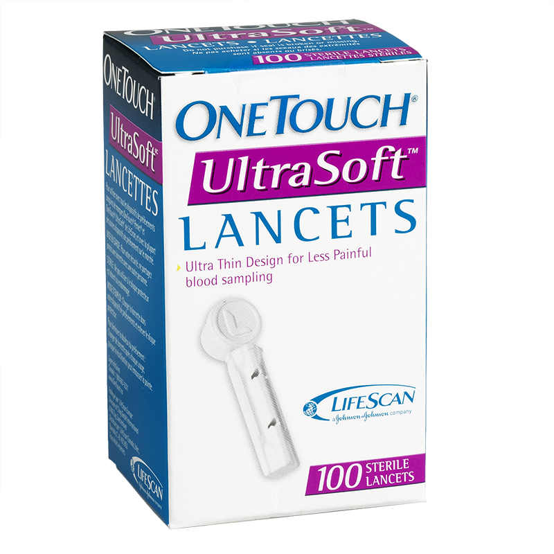 Lifescan UltraSoft Lancets - 100's