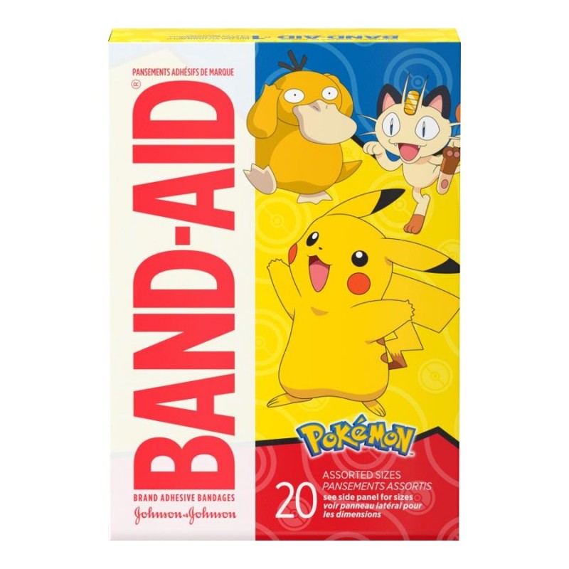 BAND-AID Pokemon Adhesive Bandages - 20s