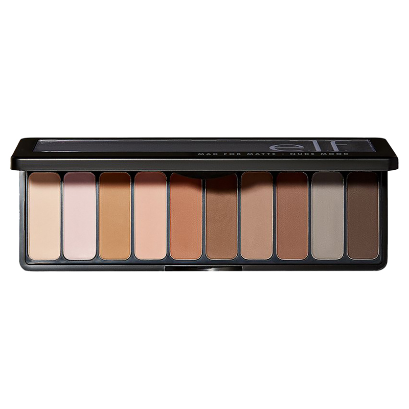 e.l.f. Mad for Matte 10pc Eyeshadow Palette, Nude Mood 