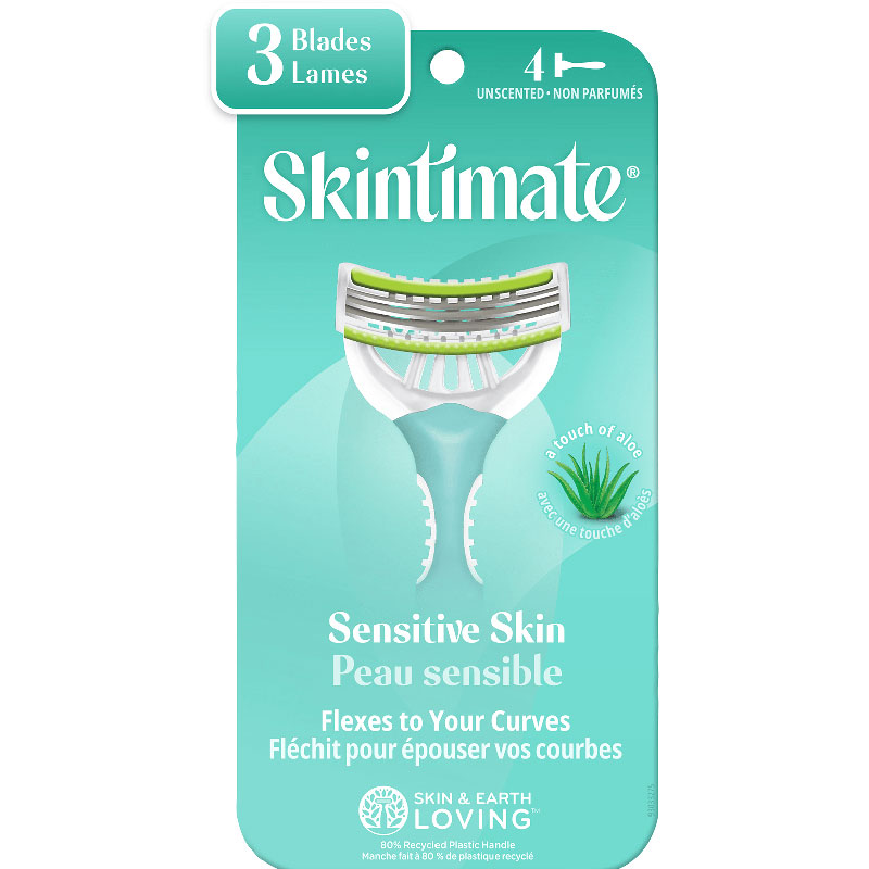 Skintimate Disposable Razors - Sensitive Skin - 4s
