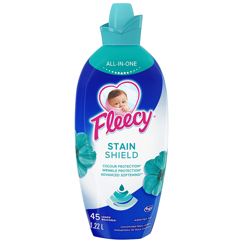 Fleecy Stain Shield Concentrated Fabric Softener - 1.22L / 45 loads