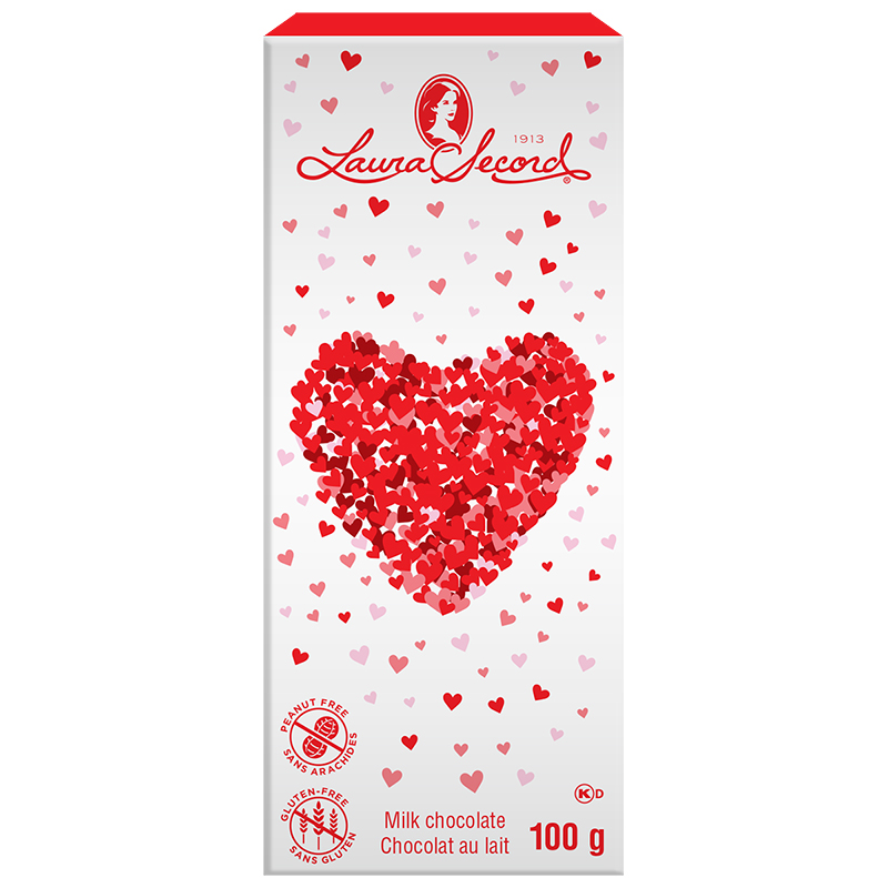 Laura Secord Milk Chocolate Bar and Card - 100g
