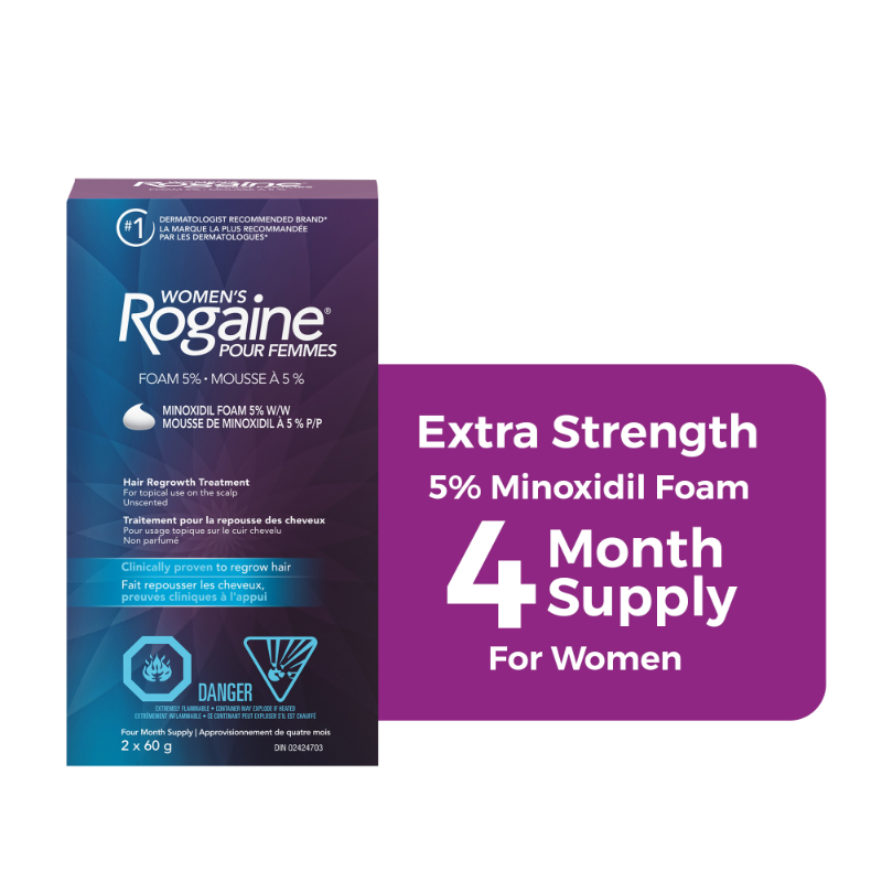 ROGAINE WOMEN'S 5% FOAM 2X60G