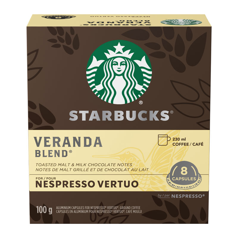 Starbucks Vertuo Coffee Capsules - Veranda Blend - 8s