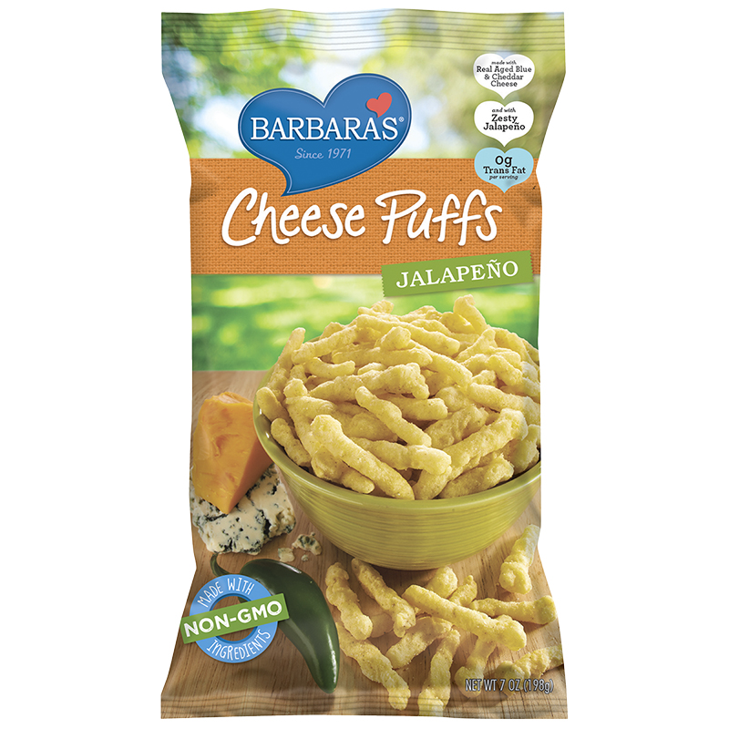 Barbara's Cheese Puffs - Jalapeno - 198g