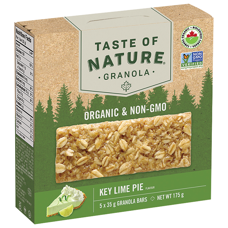 Taste Of Nature Granola Bar - Key Lime Pie - 5 x 35g