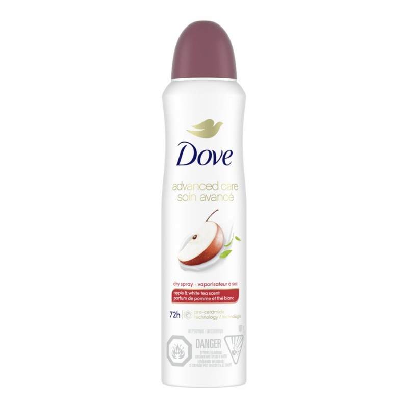 Dove Advanced Care Antiperspirant - Apple &amp; White Tea - 107g