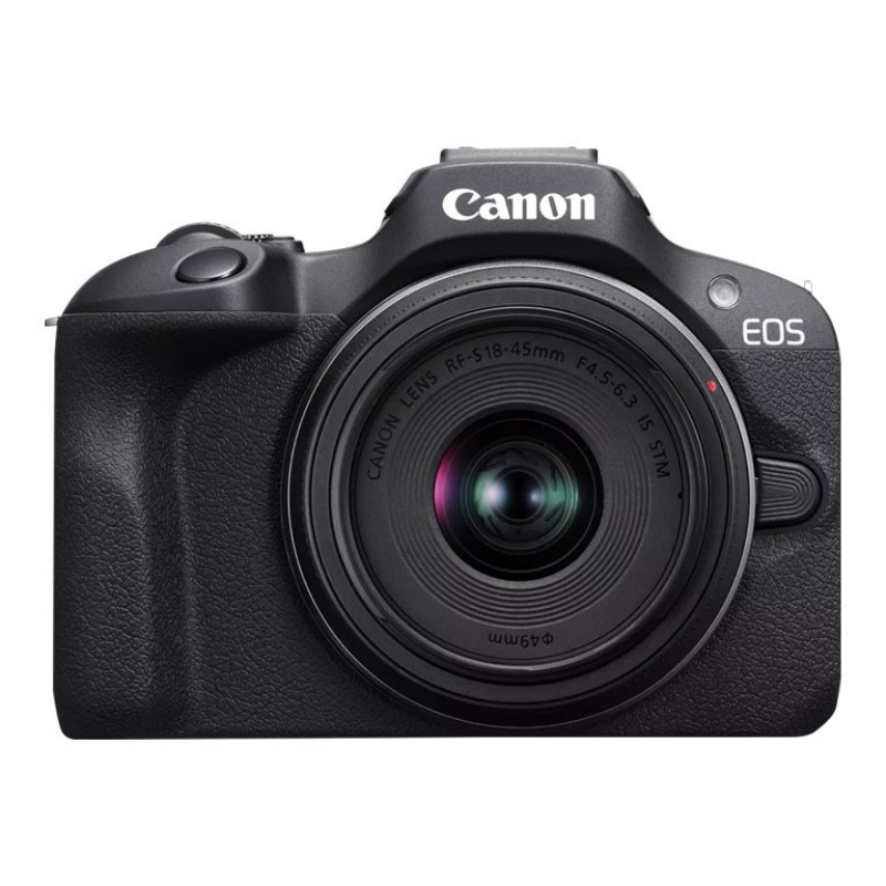 Canon EOS R100 APS-C Mirrorless Digital Camera with RF-S 18-45mm F/4.5-6.3 IS STM Lens - 6052C012