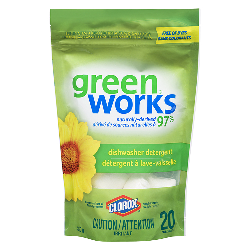 Green Works Dishwasher Detergent Tabs - Fresh - 20s