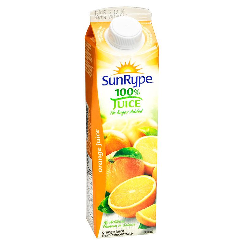 SunRype Fruit Juice - Orange - 900ml