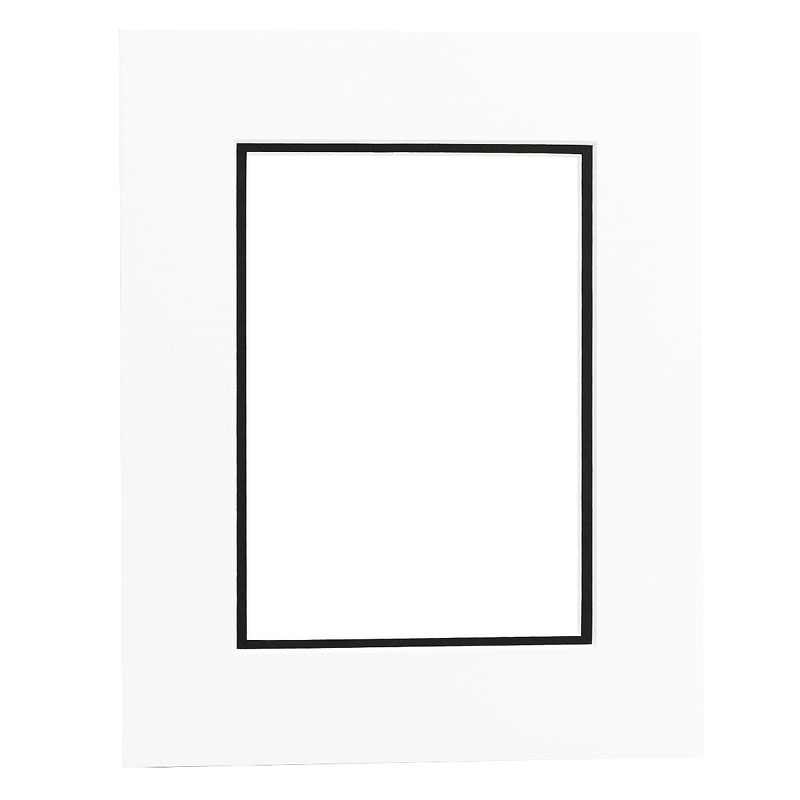 Tempo 8x10 Mat Frame - White Black