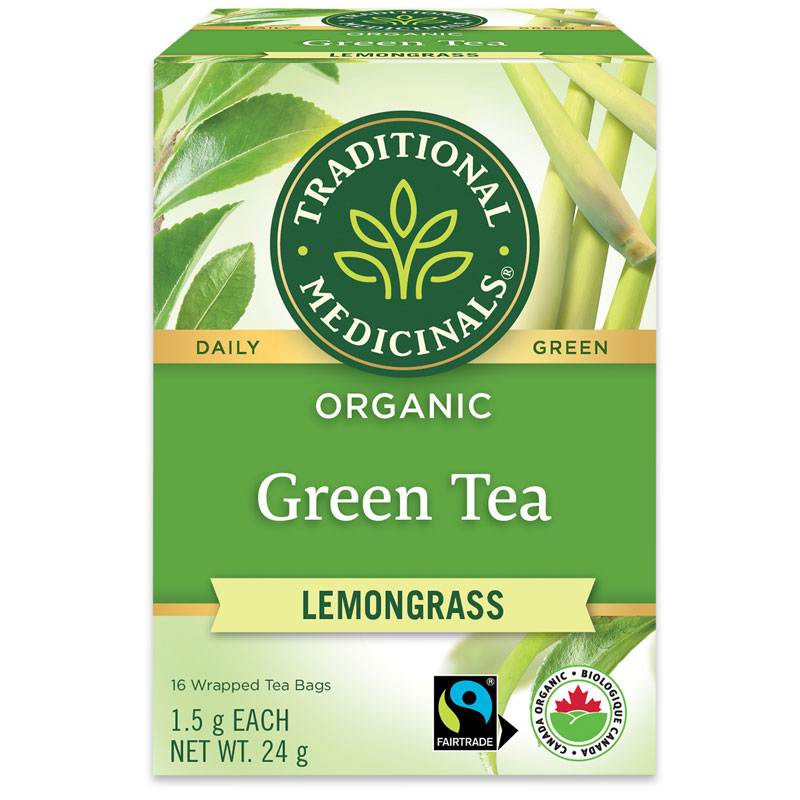 Traditional Medicinals Organic Green Tea - Lemongrass - 16's