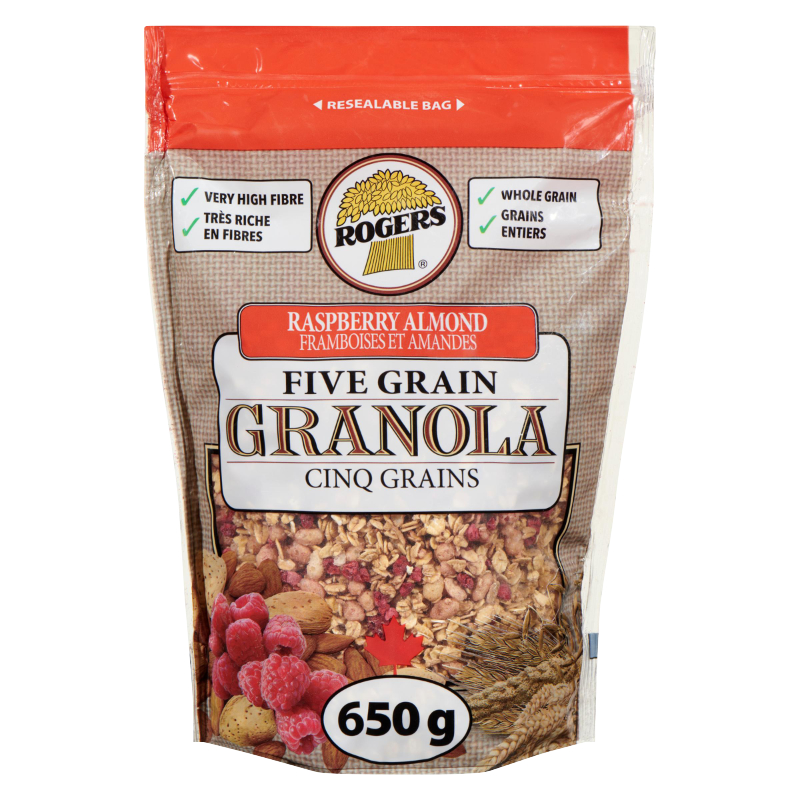 Rogers Granola - Low Fat - Raspberry Almond - 700 g