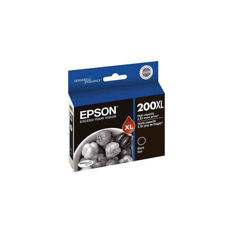 Epson 200XL High-Capacity Ink Cartridge - Black - T200XL120-S