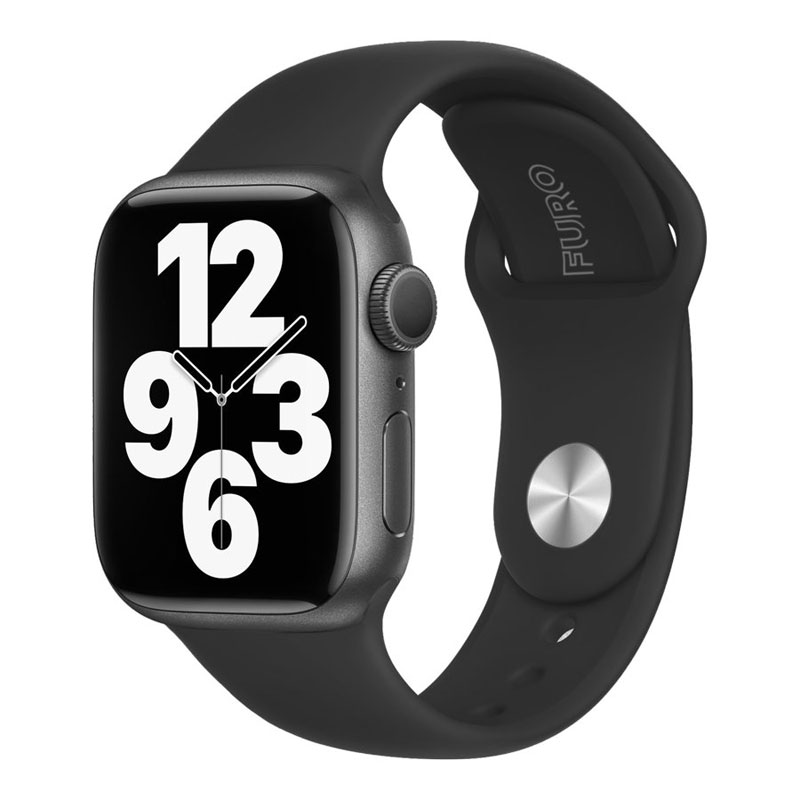 FURO Silicone Band for Apple Watch - 44/45mm - Black