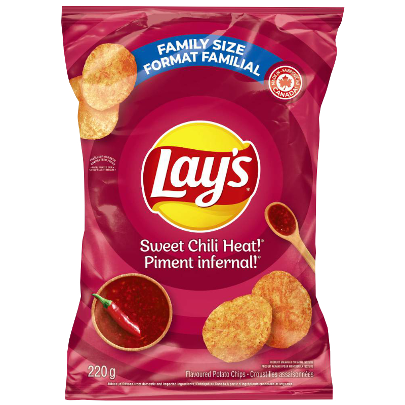 Lay's Potato Chips - Sweet Chili Heat! - 220g
