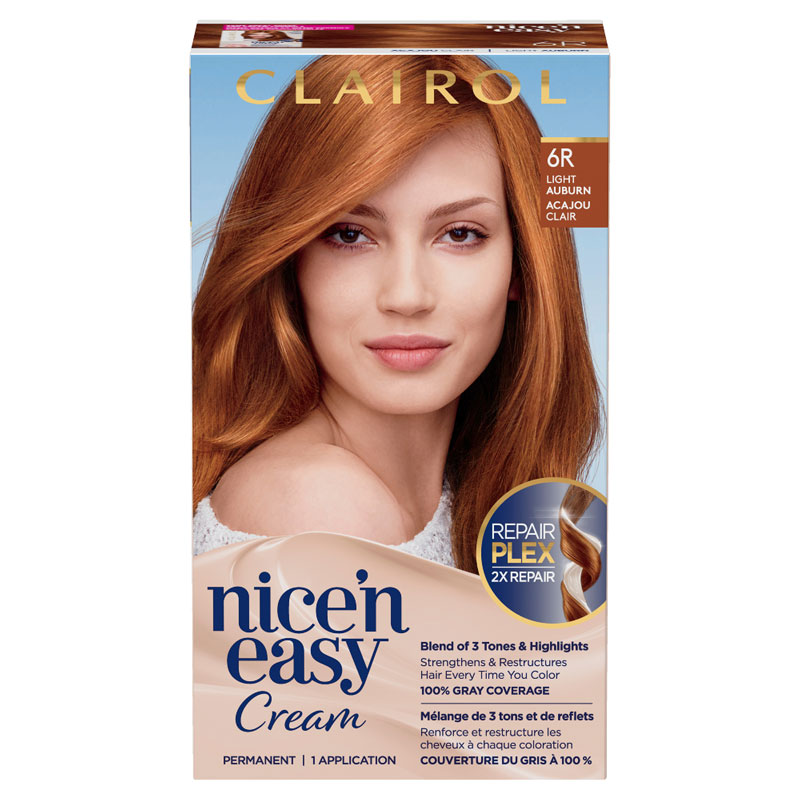 Clairol Nice'n Easy Hair Color - Light Auburn (6R)